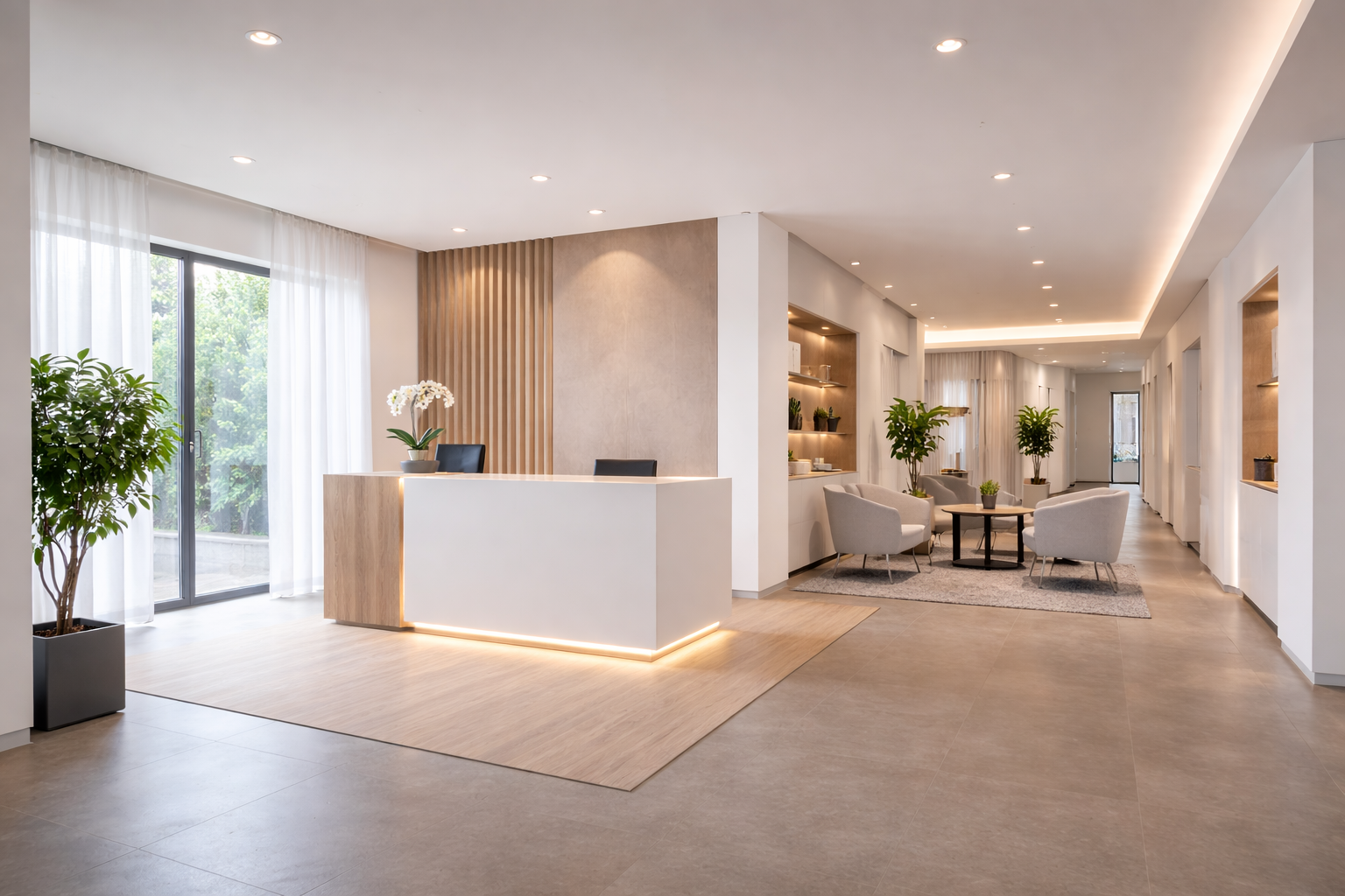 Innenausbau eines Gewerberaums durch Fritz Design